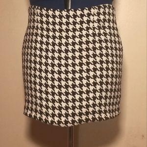 F21 DeadStock Womens Miniskirt Houndstooth